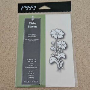 RARE MEMORY BOX KIRBY BLOOMS 1153 STEEL DIE STENCIL EMBOSS